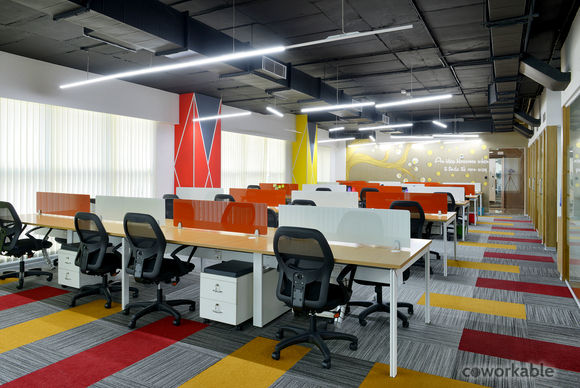 IndiQube Omega, Shared Office Space & Coworking Space In Graphite India ...