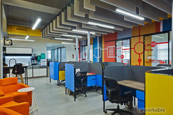 Vibrant work environment - Affordable fully functional co-working space - Ease of access - Beautiful commercial property